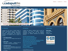 Tablet Screenshot of cadapultfm.com
